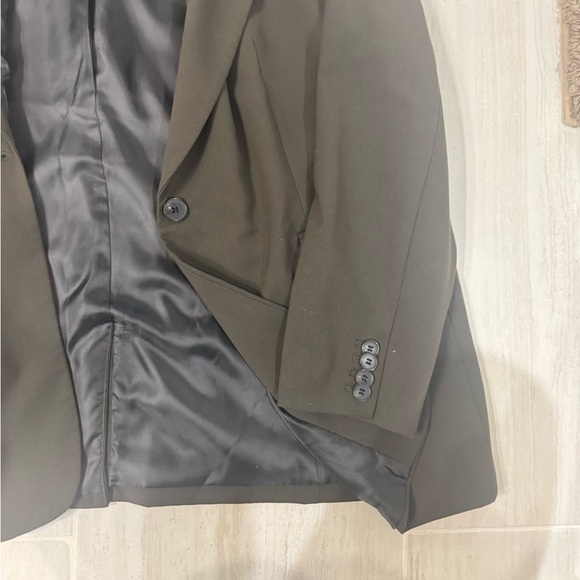 H&M Olive Green Blazer - Size: XL - Picture 3 of 4